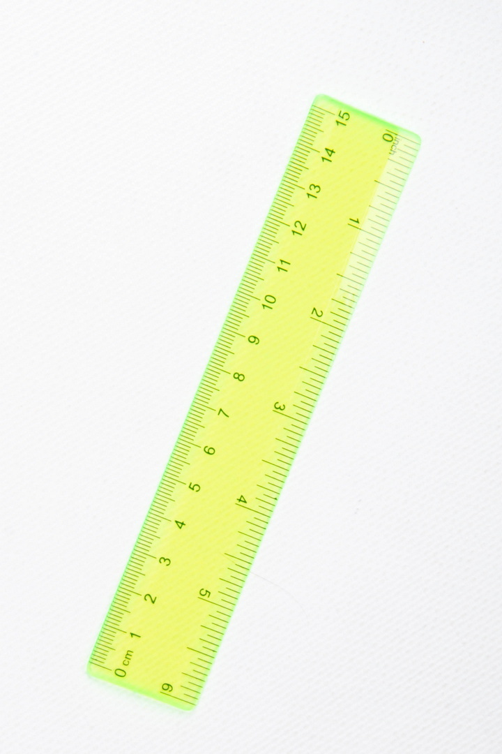 Лінійка 15 см, пластикова