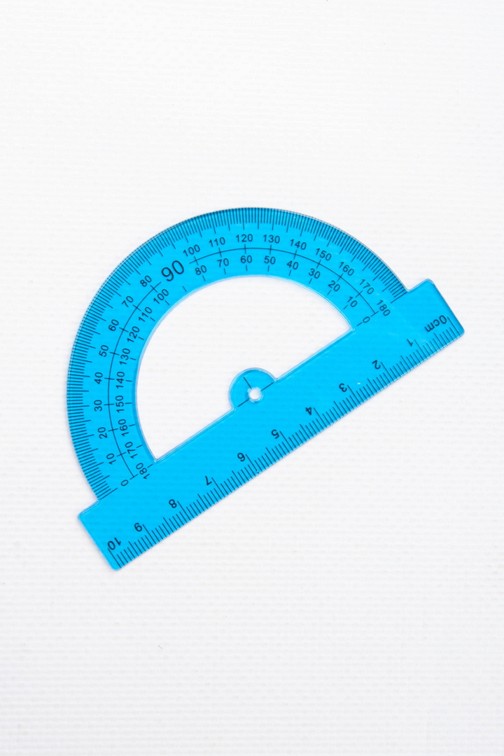Транспортир, 10см, 180 градусів