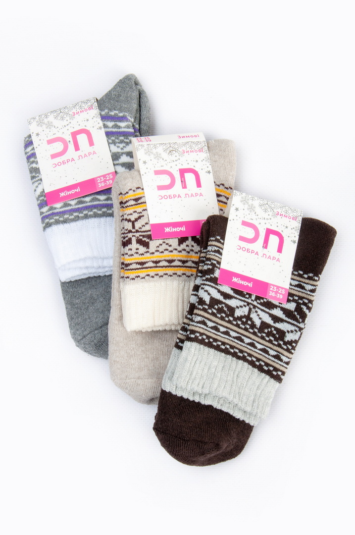 Шкарпетки жіночі махрові